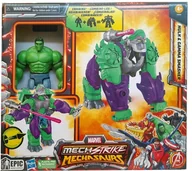 Figurki dla dzieci - Figurka MARVEL HULK MECHSTRIKE F6600 HASBRO 2w1 Małpa Hulk - miniaturka - grafika 1