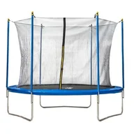 Trampoliny - DUŻA TRAMPOLINA OGRODOWA Z DRABINKĄ 12FT - 366cm - miniaturka - grafika 1