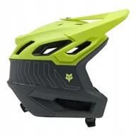 Kaski rowerowe - Kask rowerowy Fox Dropframe Pro Runn Fluorescent Yellow żółty fluo - miniaturka - grafika 1
