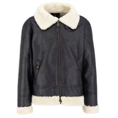 Odzież taktyczna i umundurowanie - Kurtka Alpha Industries B3 FL 143106 03 - Czarna L - miniaturka - grafika 1