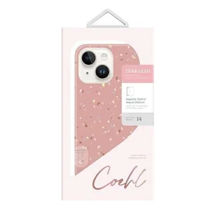 UNIQ etui Coehl Terrazzo iPhone 14 6,1" różowy/coral pink - Etui i futerały do telefonów - miniaturka - grafika 5