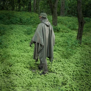 M-Tac - Poncho przeciwdeszczowe - Oliwkowe - 20301001 - Odzież taktyczna i umundurowanie - miniaturka - grafika 10