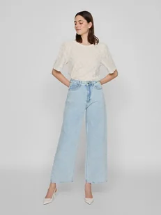 Vila Dżinsy - Comfort fit - w kolorze błękitnym - Spodnie damskie - miniaturka - grafika 1