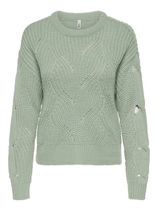 ONLY Sweter w kolorze miętowym - Swetry damskie - miniaturka - grafika 1
