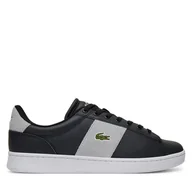 Sneakersy męskie - Sneakersy Lacoste Carnaby 7-49SMA0034 Czarny - miniaturka - grafika 1