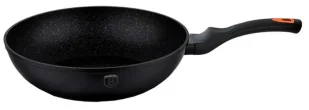 Czarny aluminiowy wok 28cm - Hippi 3X - Woki - miniaturka - grafika 1
