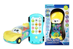 Artyk, Mini autko z wieloma funkcjami - Zabawki interaktywne dla dzieci - miniaturka - grafika 1