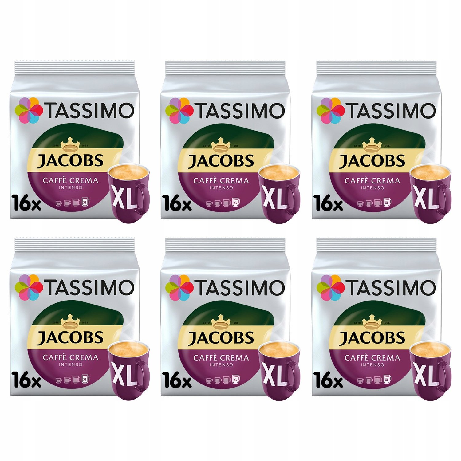Kapsułki Tassimo Caffé Crema XL Intenso 5+1