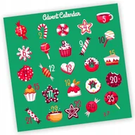 Kalendarze - Naklejki Świąteczne Kalendarz Adwentowy 37 20X20 - miniaturka - grafika 1
