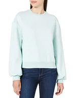 Bluzy damskie - Urban Classics Damska bluza damska, oversized, kolorowy melanż, okrągły dekolt, w optyce oversize, w 2 kolorach, rozmiary XS - 5XL - miniaturka - grafika 1