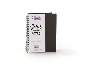 Graine Creative Graine Creative Notes 18x13cm Czarny z brązowym papierem GC-518183 - Notesy i bloczki - miniaturka - grafika 1