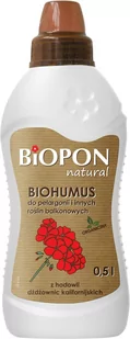 Nawóz Biohumus do pelargoni, roślin balkonowych - Nawozy ogrodnicze - miniaturka - grafika 1