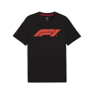Koszulki sportowe męskie - Męska koszulka F1® Essentials z logo PUMA Black - miniaturka - grafika 1