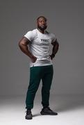 Spodnie sportowe męskie - Tw Basic Pants 125 T Bottle Green - miniaturka - grafika 1