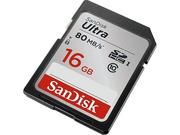 Dyski HDD - SanDisk Ultra 16GB SDHC U1 C10 - miniaturka - grafika 1