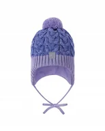 Czapki dla dzieci - Czapka dziecięca zimowa Reima Paljakka beanie ciepła wełniana z pomponem - miniaturka - grafika 1