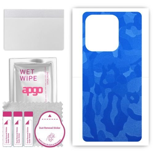 folia naklejka skórka strukturalna na TYŁ do Umidigi A15 Pro 5G - Moro Camo Niebieski - apgo SKINS