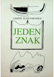Jeden znak - Poezja - miniaturka - grafika 1