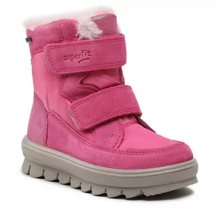 Buty dla dziewczynek - Śniegowce Superfit GORE-TEX 1-000218-5510 M Pink - grafika 1
