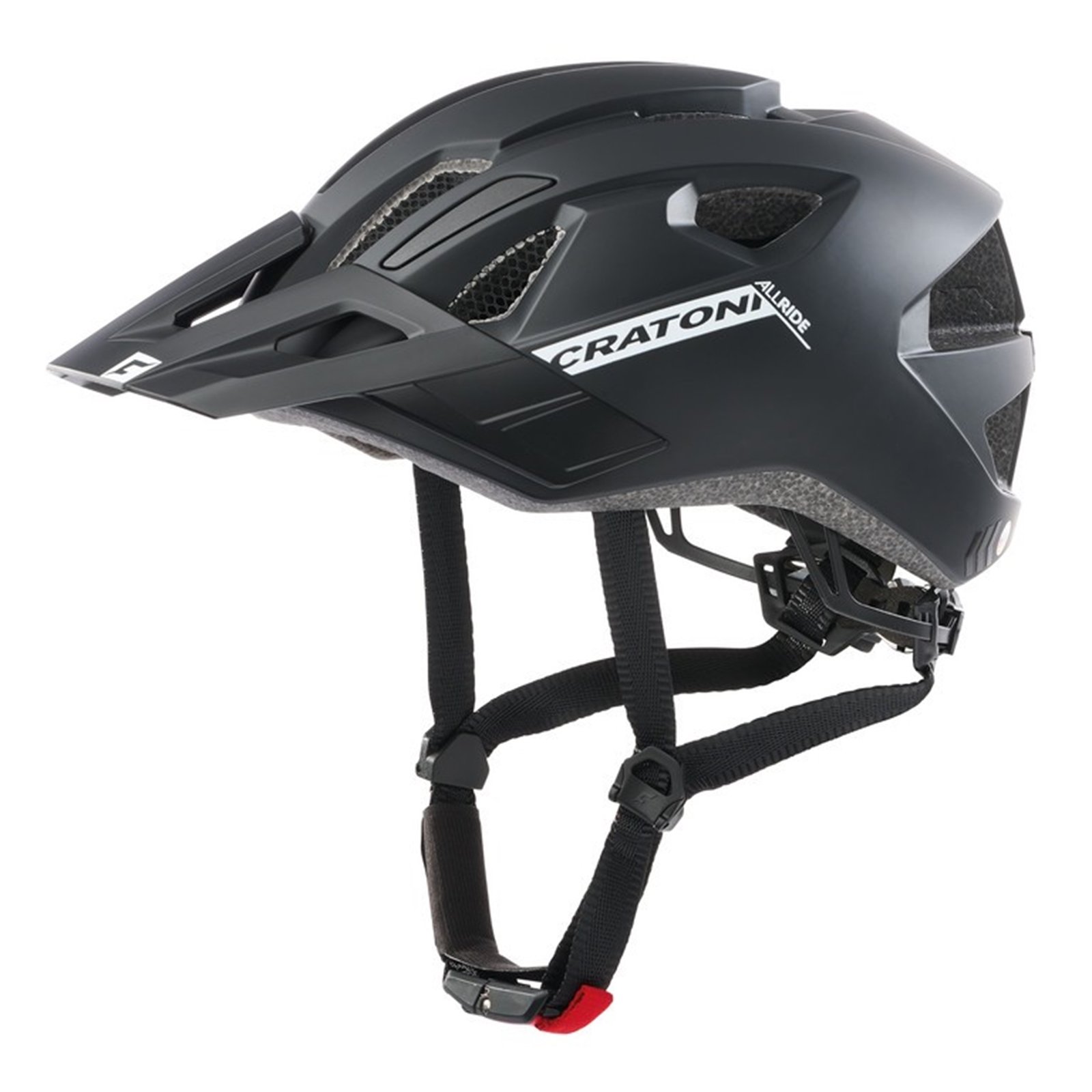 CRATONI MTB - Kask rowerowy AllRide, czarny