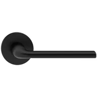 Klamki - Klamka do drzwi wewnętrznych na rozecie Arianna czarna Metal-Bud - miniaturka - grafika 1