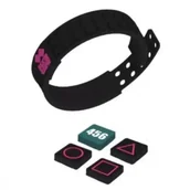 Akcesoria i dodatki do ubrań dla dzieci - Bransoletka silikonowa Squid Game czarna - Pixie Crew - miniaturka - grafika 1