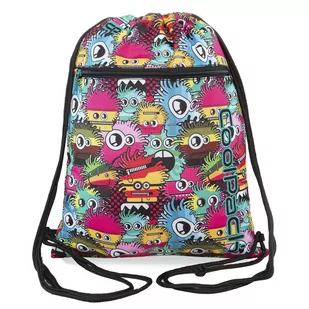 Worek sportowy CoolPack Vert Wiggly Eyes Pink 30559CP nr B70047 - Worki na buty - miniaturka - grafika 1
