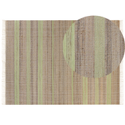 Dywany - Dywan z juty 160 x 230 cm beżowo-zielony TALPUR Lumarko - miniaturka - grafika 1