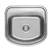 Zlewozmywaki - Kuchinox Jasper zlewozmywak stalowy z syfonem SKJ010T - miniaturka - grafika 1