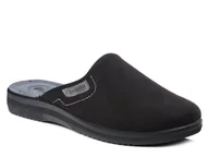 Kapcie męskie - Kapcie męskie czarne Inblu DG-82 pantofle domowe zakryte palce laczki-41 - miniaturka - grafika 1