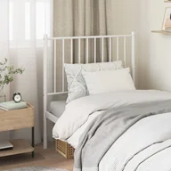 Inne meble do sypialni - Metalowe wezgłowie, białe, 84,5x3x90 cm Lumarko! - miniaturka - grafika 1