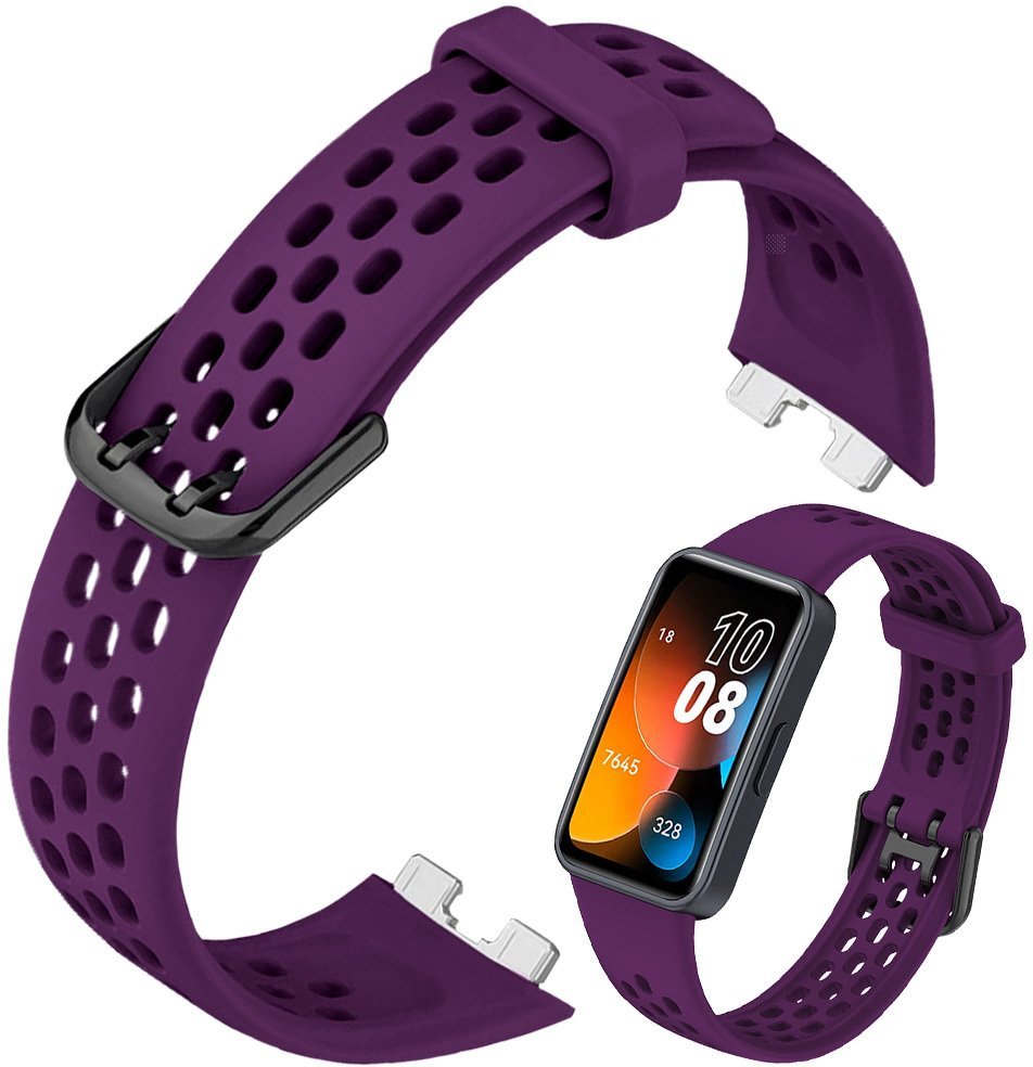 ChronSmarta Pasek ChronSmarta do smartband'a Huawei Band 8 / 9 / 10 Fioletowy