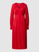 Sukienki - Sukienka midi z zakładkami w pasie model ‘JACQUARD’ - miniaturka - grafika 1