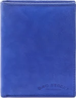 Portfele - Bag Street Duży portfel skórzany męski niebieski C70 - miniaturka - grafika 1
