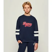 Bluzy dla dziewczynek - Tommy Hilfiger Bluza VARSITY Regular Fit - miniaturka - grafika 1