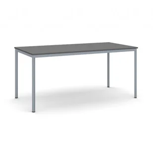 B2B Partner Stół do jadalni, blat antracytowy 1600 x 800 mm, podstawa ciemnoszara 555765 - Stoły - miniaturka - grafika 1