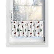 Firany - Zazdrostka XMAS wzór XM14 | Święta na biegunach 45 x 150 cm - miniaturka - grafika 1