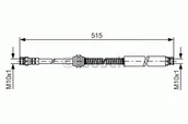 Przewody hamulcowe - Bosch Przewód hamulcowy giętki BOSCH 1987481447 1987481447 - miniaturka - grafika 1