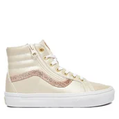 Buty dla dziewczynek - Sneakersy Vans SK8-Hi Reissue Side Zip VN000CYPDJR1 Écru - miniaturka - grafika 1