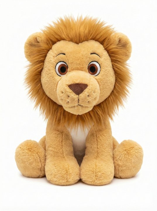 Pluszowy Lew Maskotka Przytulanka dla Dzieci 35cm Idealna na Prezent