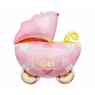 Baby shower i roczek - Godan Balon foliowy Wózek baby shower 60cm - miniaturka - grafika 1
