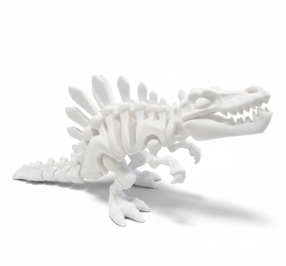 Ruchomy Spinozaur Szkielet Dinozaur Flexi Figurka - 20 cm