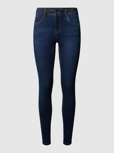 Jeansy o kroju Skinny Fit z dodatkiem streczu - Spodnie damskie - miniaturka - grafika 1