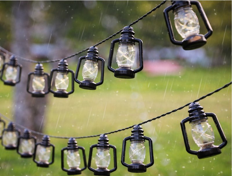 Verk Group Girlanda ogrodowa solarna - 30 lampionów led