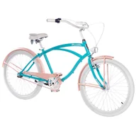Rowery - Rower miejski damski Rider Go Girl Turquise 3B rama 19" koło 26" - miniaturka - grafika 1