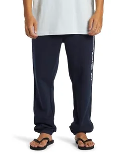 Quiksilver Męskie spodnie dresowe z grafiką Jogger Czarne XS - Spodenki męskie - miniaturka - grafika 1
