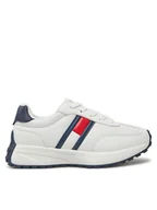 Buty dla chłopców - Tommy Hilfiger Sneakersy T3X9-33877-1695X336 M Biały - miniaturka - grafika 1