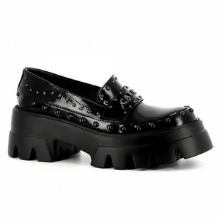 Damskie mokasyny na platformie CARINII - Carinii - Mokasyny damskie - miniaturka - grafika 1