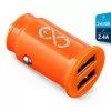 eXc Ładowarka samochodowa Cute 2xUSB 2.4A - Ładowarki samochodowe - miniaturka - grafika 4