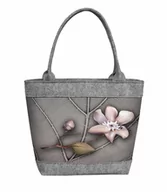 Torebki damskie - Sunlovers, Torba filcowa Polo, Magnolia, 10x28x28 cm - miniaturka - grafika 1